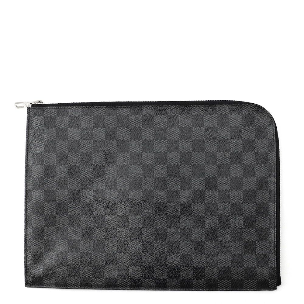 ルイヴィトン クラッチバッグ ダミエ・グラフィット ポシェット・ジュール GM N41501 LOUIS VUITTON ヴィトン 黒 ブラック