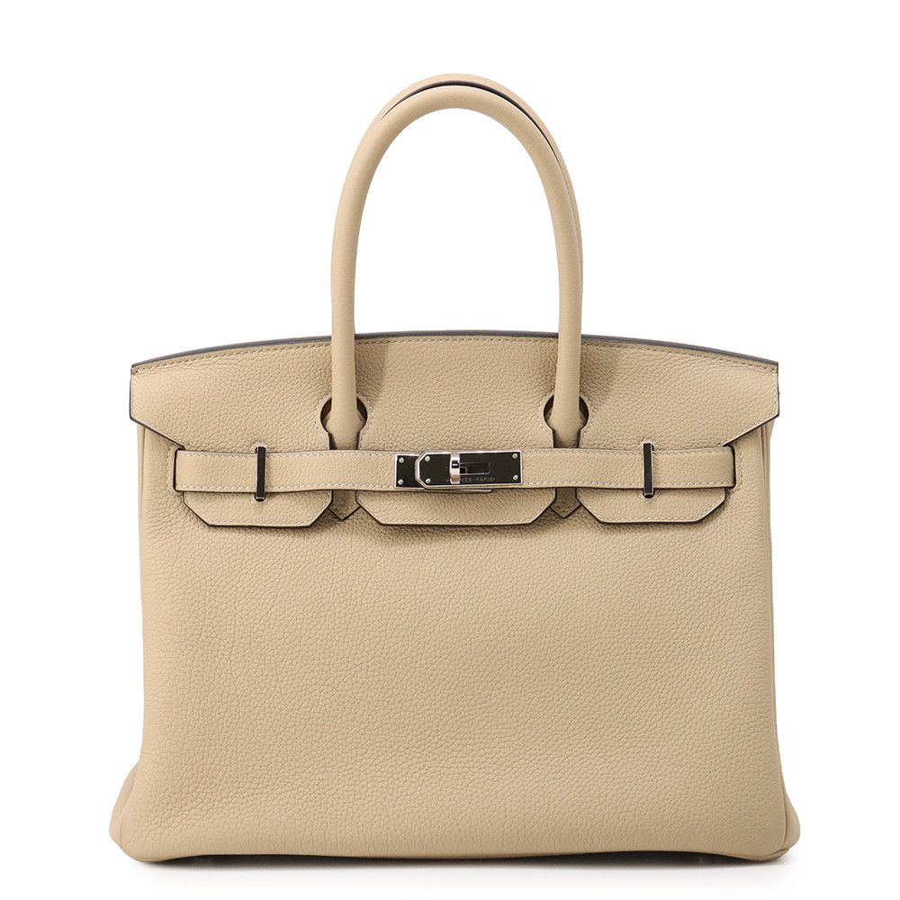 エルメス バーキン30 トレンチ/シルバー金具 トゴ A刻印 HERMES Birkin ハンドバッグ