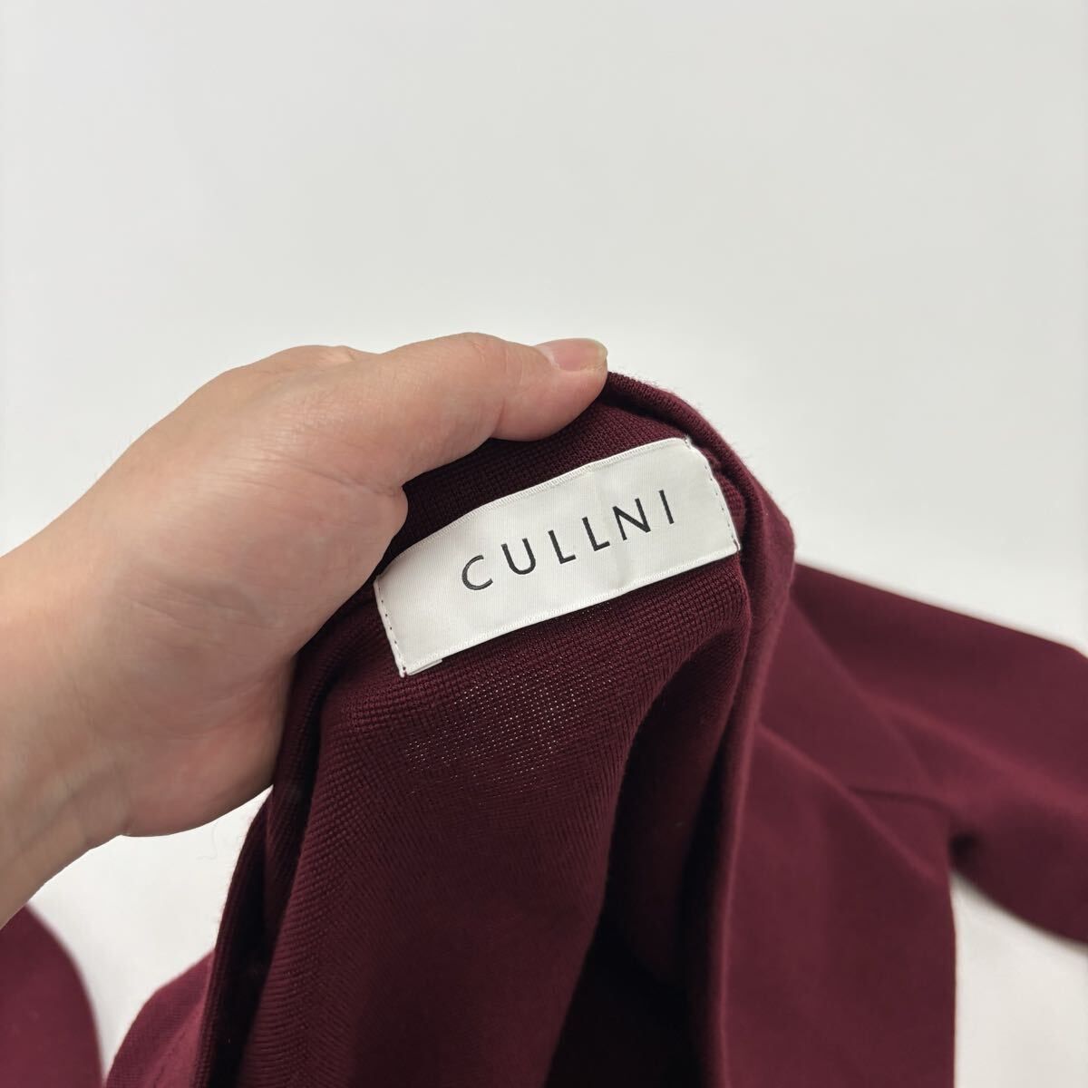 CULLNI クルニ ニット カーディガン バーガンディー 系 サイズ 1 805 