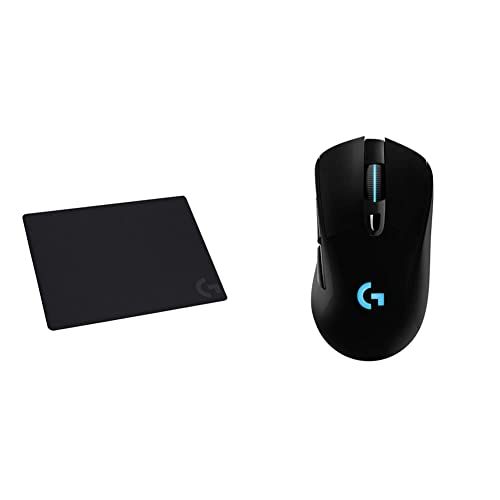 Logicool G ワイヤレス ゲーミングマウス G703h LIGHTSPEED HERO 25Kセンサー + マウスパッド G240 クロス表面 [ G703h + G240f ] エルゴノミクス LIGHTSYNC RGB POWER 17a3f39c