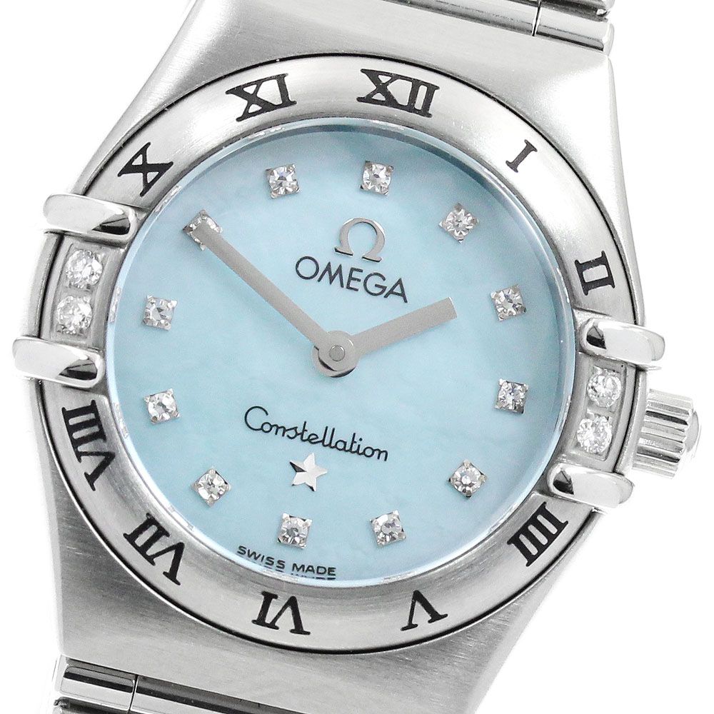 オメガ OMEGA 1566.86 コンステレーション マイチョイス 12Pダイヤ クォーツ レディース _960172