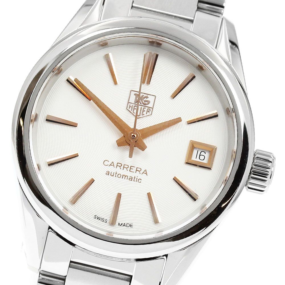 タグホイヤー TAG HEUER WAR2412.BA0776 カレラ キャリバー9 デイト 自動巻き レディース 保証書付き_949312