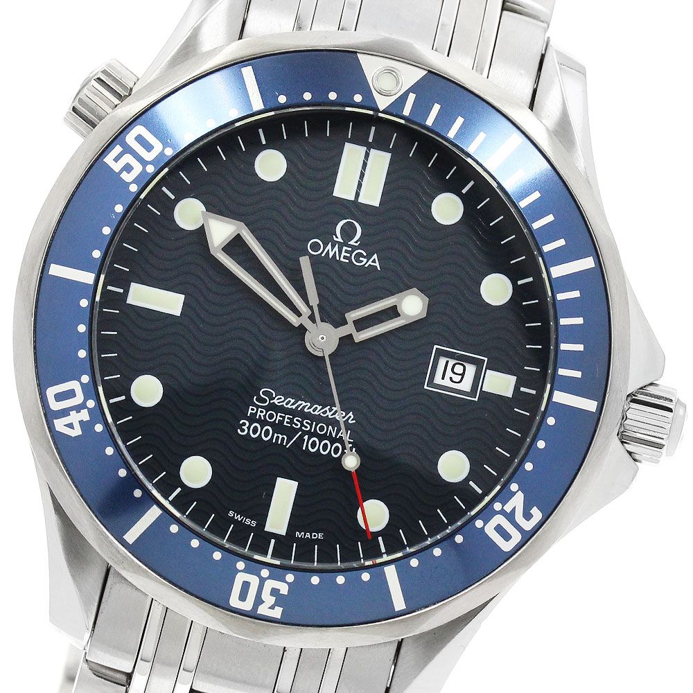 オメガ OMEGA 2541.80 シーマスター300 デイト クォーツ メンズ 良品 _951319