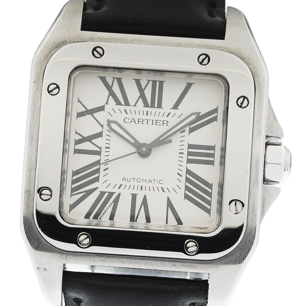 カルティエ CARTIER W20106X8 サントス100 MM 自動巻き ボーイズ _957889
