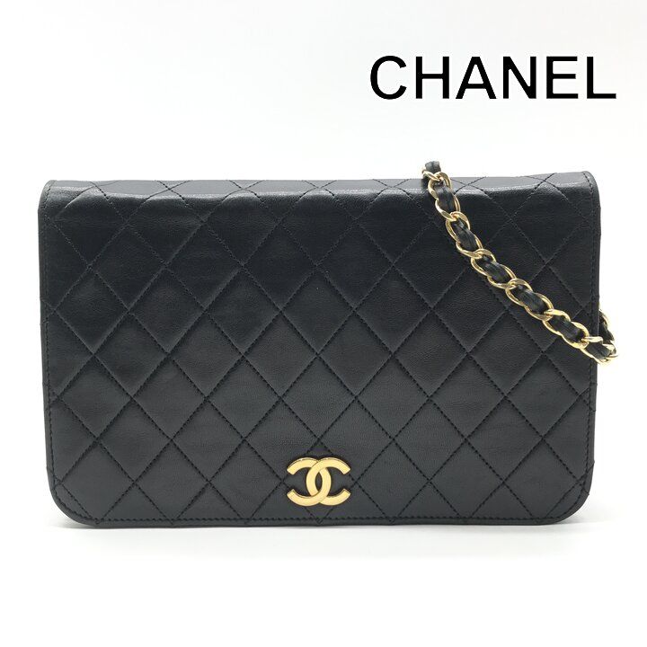 良品 CHANEL シャネル ココマーク マトラッセ プッシュロック レザー