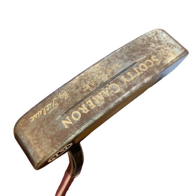 【中古】 タイトリスト SCOTTY CAMERON Tel3(トレリウムII) SANTA FE パター PT Micro Bell (フレックスその他) メンズ 男性用 右利き 右用 Dランク ゴルフクラブ