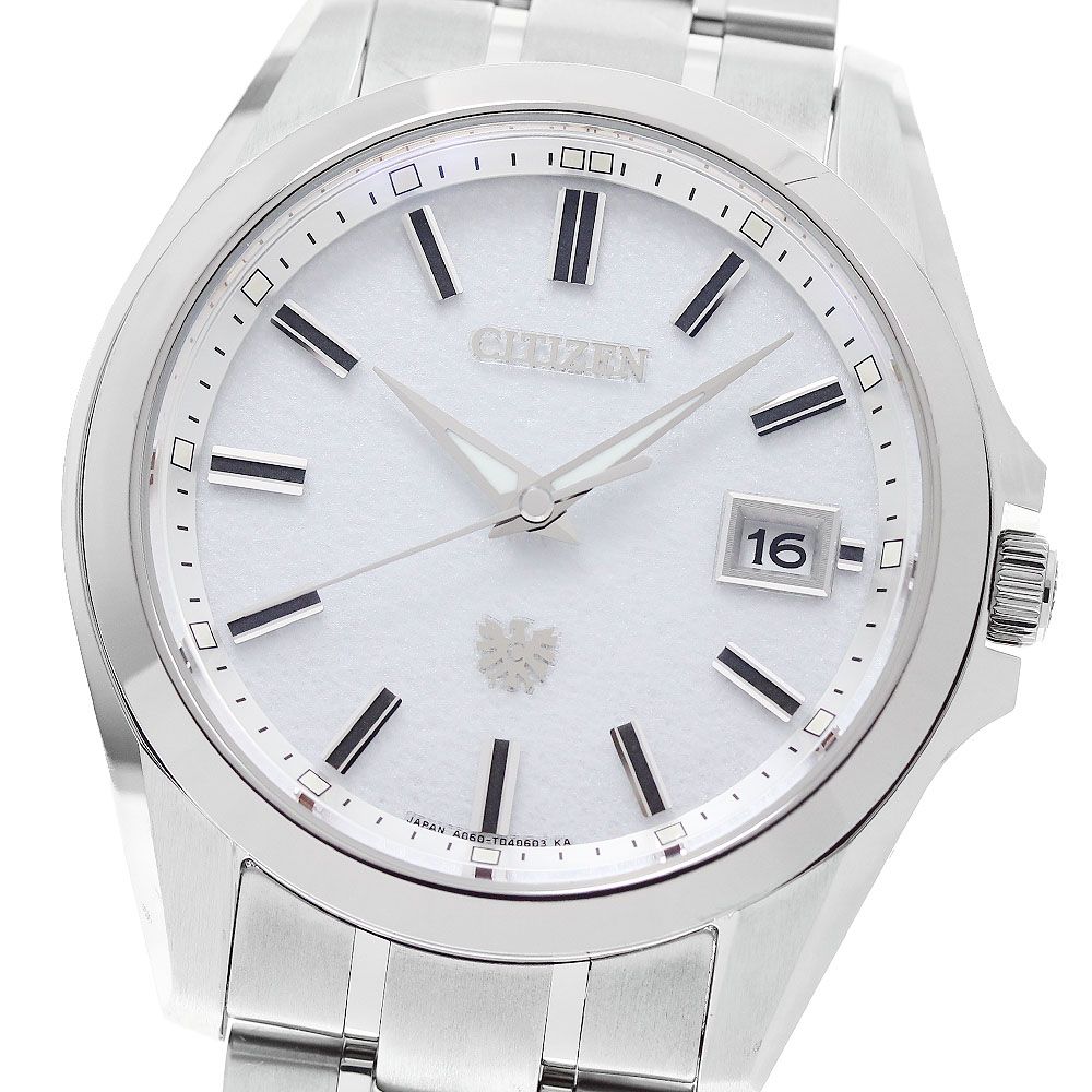 シチズン CITIZEN AQ4091-56A/A060-T027351 ザ・シチズン 藍染和紙文字盤 エコドライブ ソーラー メンズ 箱・保証書付き_958333