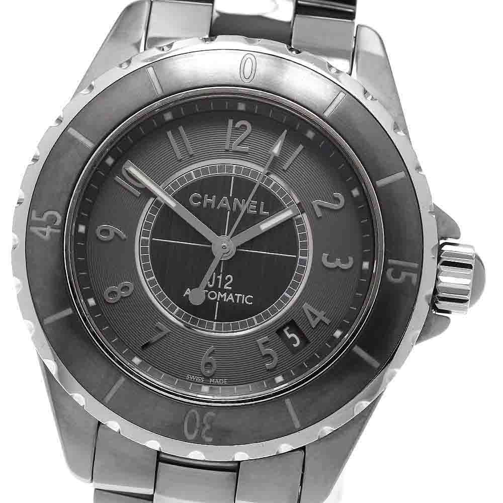 シャネル CHANEL H2979 J12 クロマティック 38MM デイト 自動巻き メンズ 良品 _958429