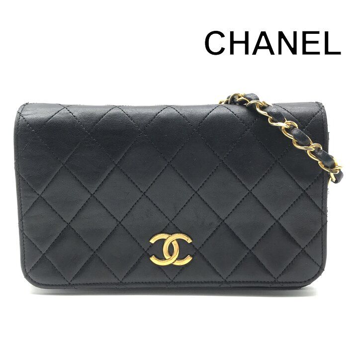 良品 CHANEL シャネル ココマーク ミニ マトラッセ プッシュロック