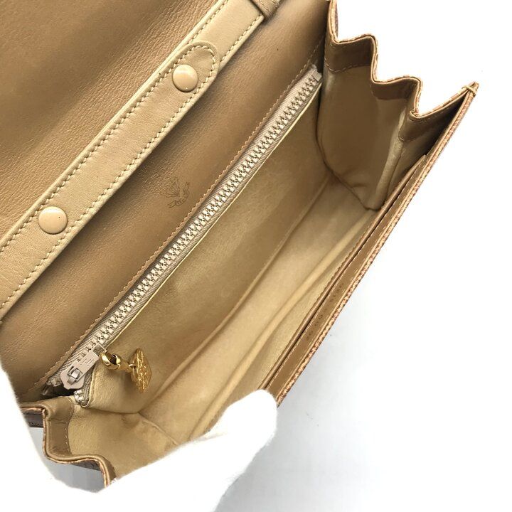 GUCCI グッチ リザード ゴールド金具 タイガーアイ ヴィンテージ 2way