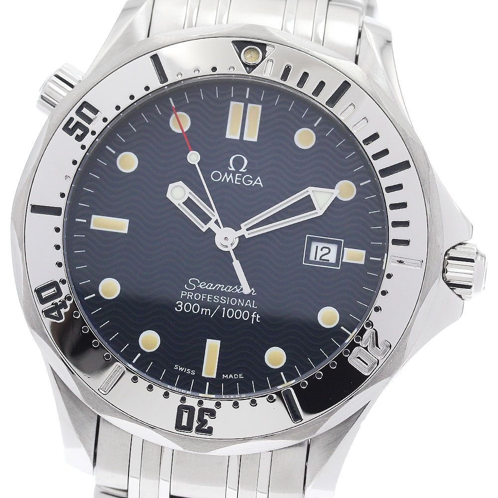 オメガ OMEGA 2542.80 シーマスター300 デイト クォーツ メンズ _952625