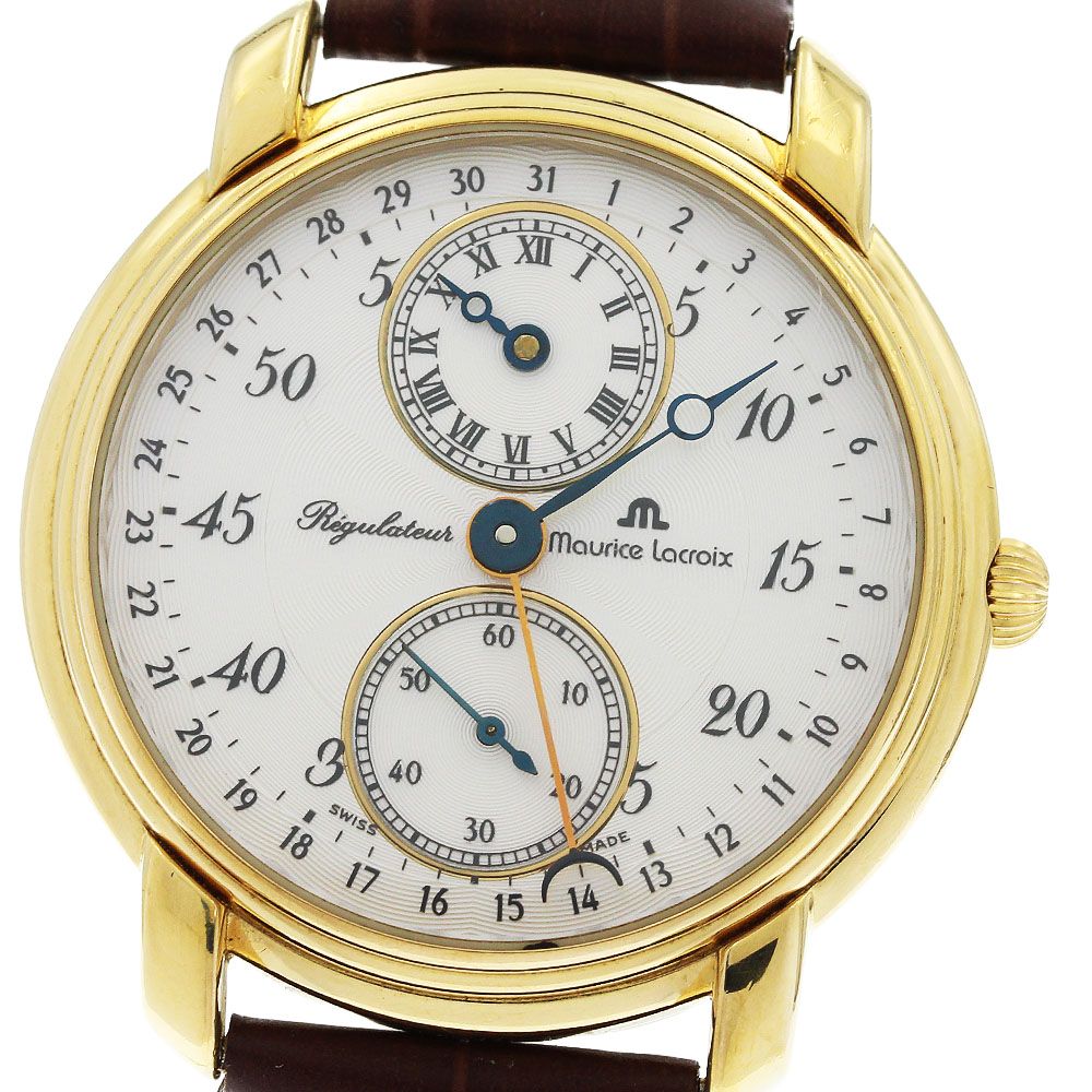 モーリスラクロア MAURICE LACROIX 53401 マスターピース レギュレーター スモールセコンド 手巻き メンズ _956630