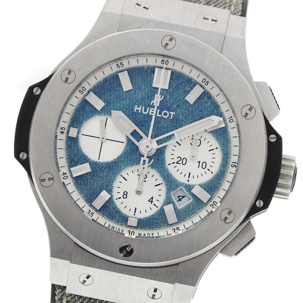ウブロ HUBLOT 301.SX.2710.NR.JEANS ビッグバン ジーンズ 世界250本限定 自動巻き メンズ 保証書付き_960108