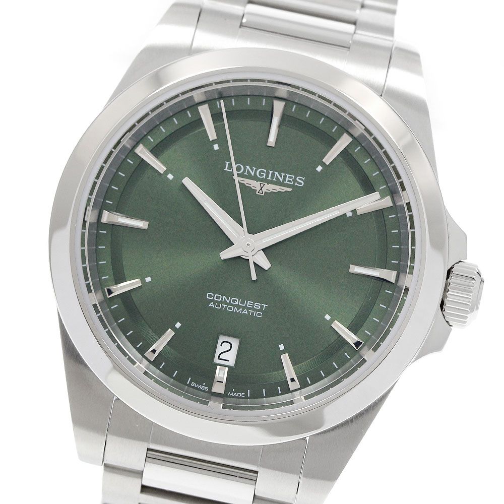 ロンジン LONGINES L3.720.4.02.6 コンクエスト デイト 自動巻き メンズ 極美品 箱・保証書付き_959790
