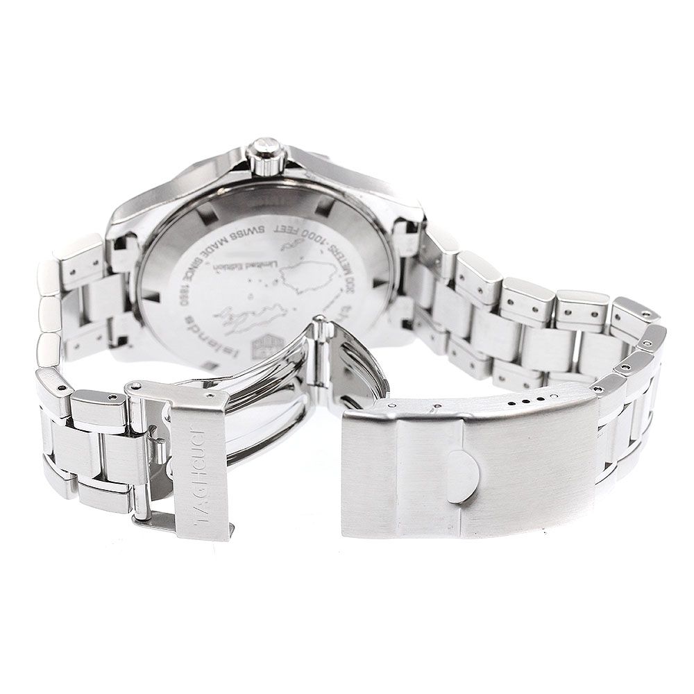タグホイヤー TAG HEUER WAF211F.BA0806 アクアレーサー フィジー800本限定 デイト 自動巻き メンズ _945510 タグホイヤー TAG HEUER WAF211F.BA0806 アクアレーサー フィジー800本