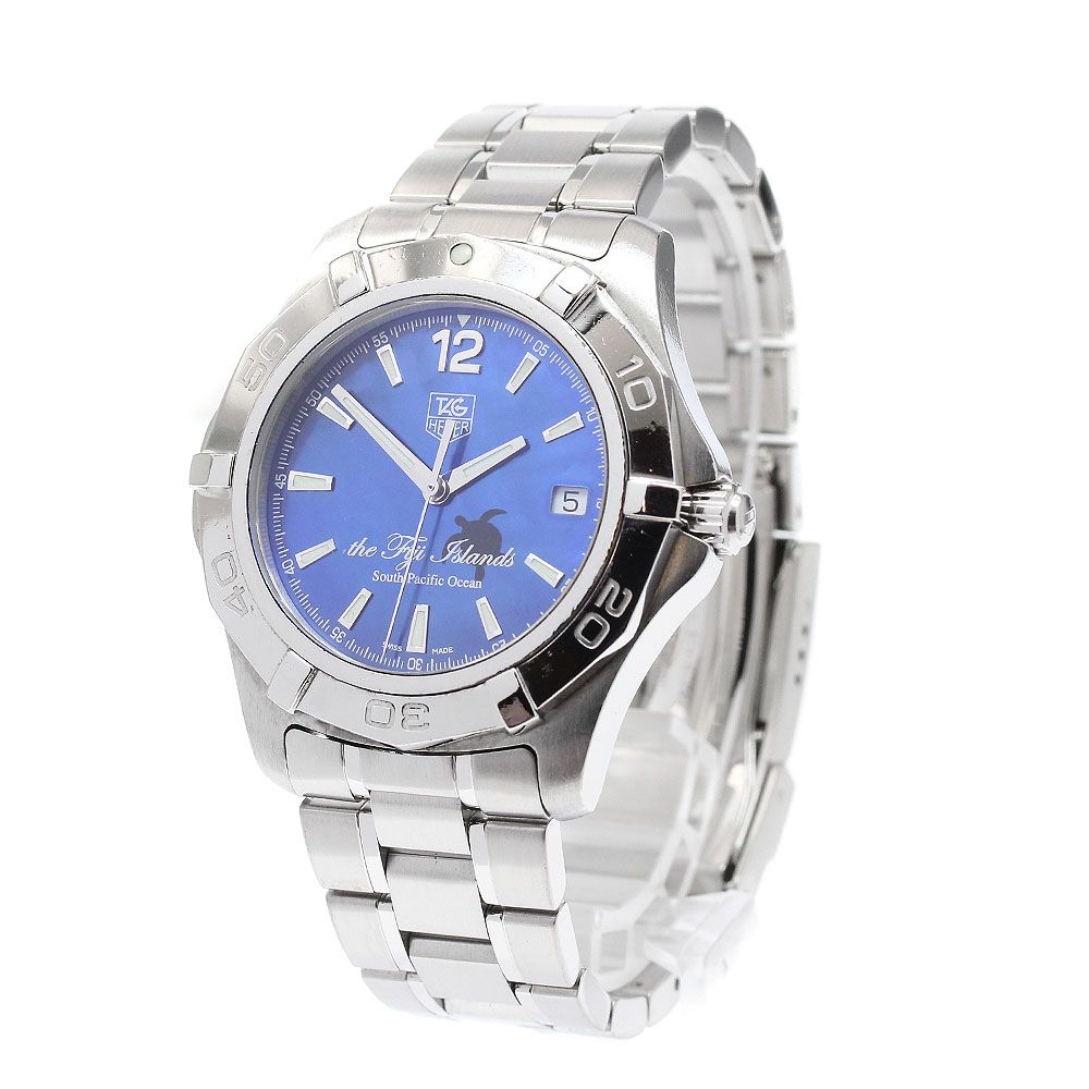 タグホイヤー TAG HEUER WAF211F.BA0806 アクアレーサー フィジー800本限定 デイト 自動巻き メンズ _945510 タグホイヤー TAG HEUER WAF211F.BA0806 アクアレーサー フィジー800本