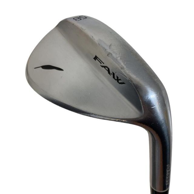 【中古】 フォーティーン FA-W ニッケルクロムメッキ 58° ウェッジ WG 純正特注シャフト (フレックスS) メンズ 男性用 右利き 右用 Cランク ゴルフクラブ