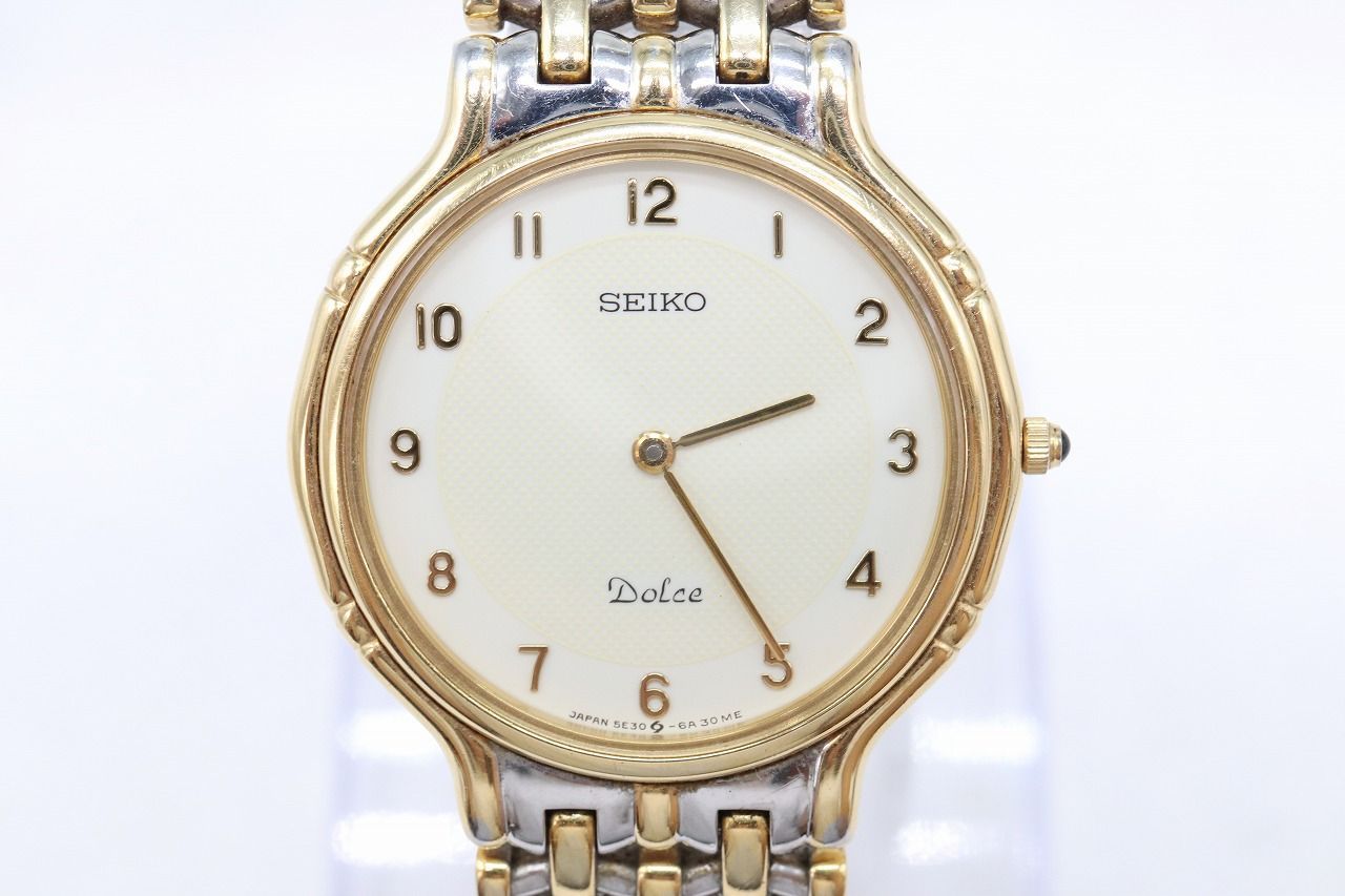 W304-118】動作品 電池交換済 SEIKO Dolce セイコー ドルチェ 2針 