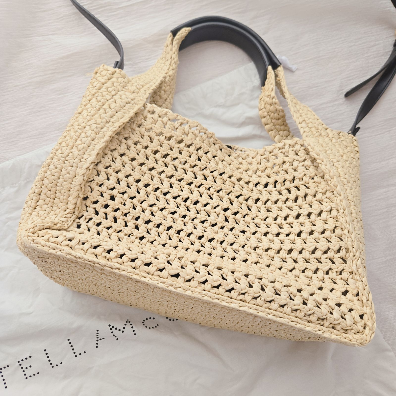 美品 ステラ ステラマッカートニー STELLA McCARTNEY バッグ かご 