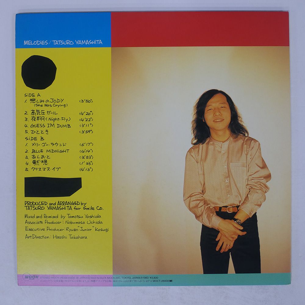 帯 国内盤 山下達郎/メロディーズ/MOON MOON28008 LP - メルカリ