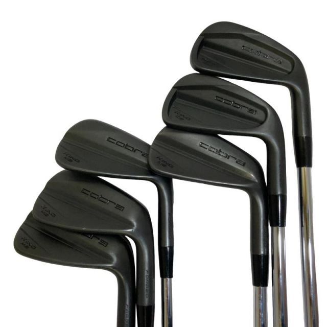 【中古】 コブラ KING FORGED CB/MB(ブラック)(2024) 6S アイアンセット IR Dynamic Gold EX TOUR ISSUE (フレックスS) メンズ 男性用 右利き 右用 Bランク ゴルフクラブ