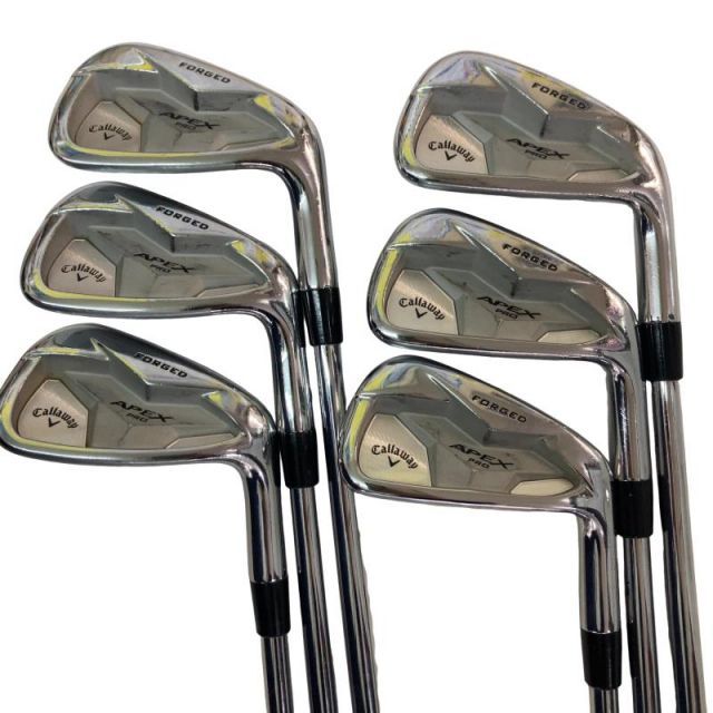 【中古】 キャロウェイ APEX PRO(2019) 6S アイアンセット IR NS PRO MODUS3 TOUR120 (フレックスS) メンズ 男性用 右利き 右用 Cランク ゴルフクラブ