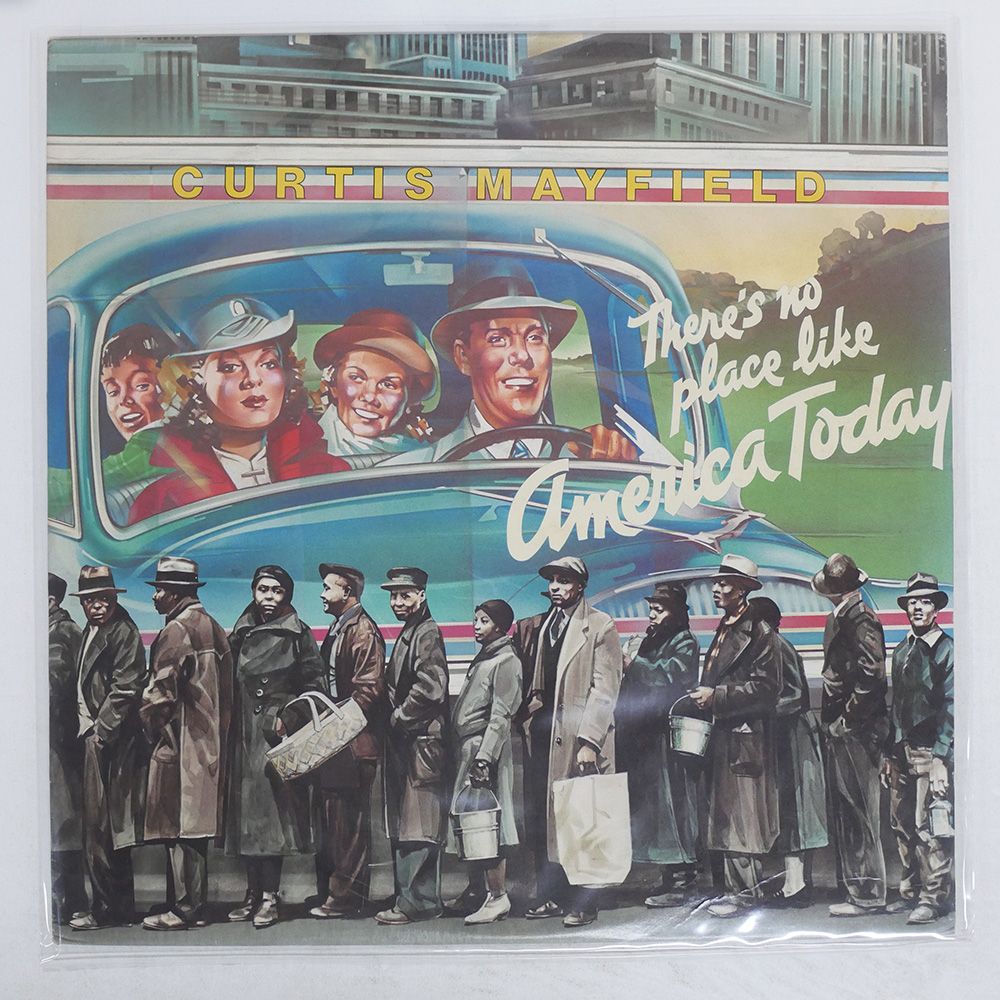 US盤 CURTIS MAYFIELD/AMERICA TODAY/CURTOM CU5001 LP