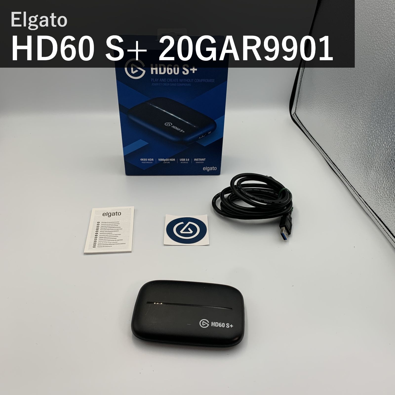 Elgato エルガト ゲームキャプチャー HD60 S+ 20GAR9901 1080p/60fps 