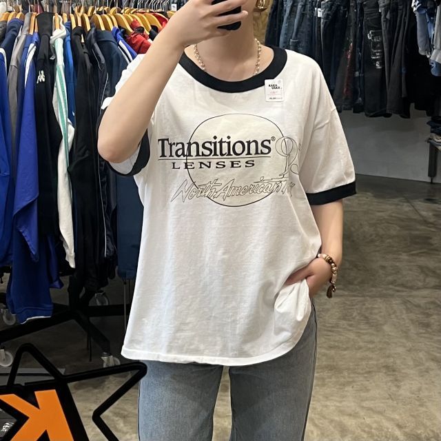 【Hanes/ヘインズ】リンガーT