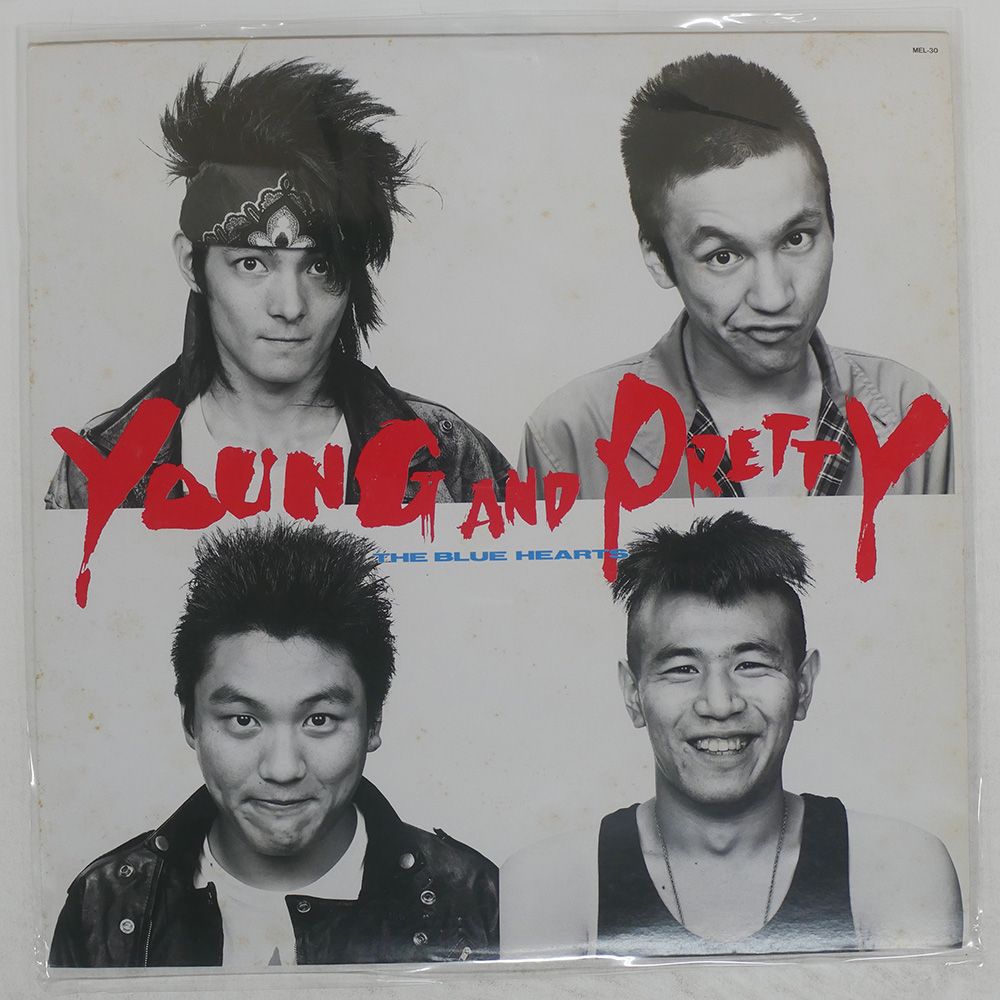 AND THE BLUE 国内盤 帯 Pretty LP Young And PRETTY YOUNG : Hearts