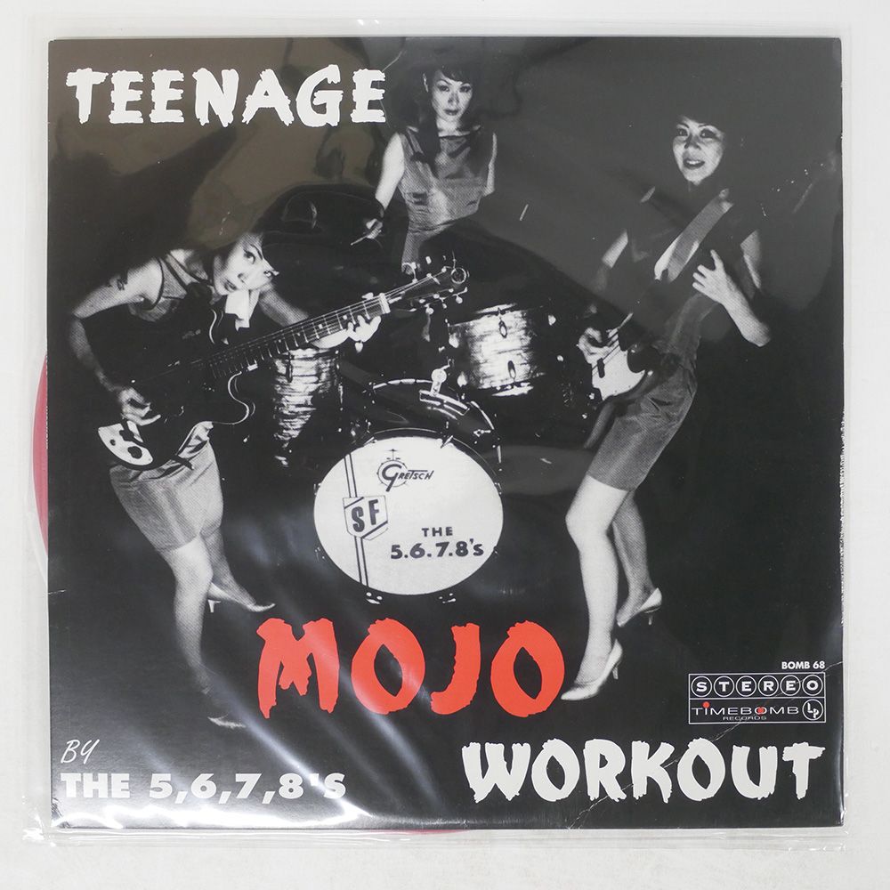 国内盤 THE 5.6.7.8'S/TEENAGE MOJO WORKOUT/TIME BOMB BOMB68 LP