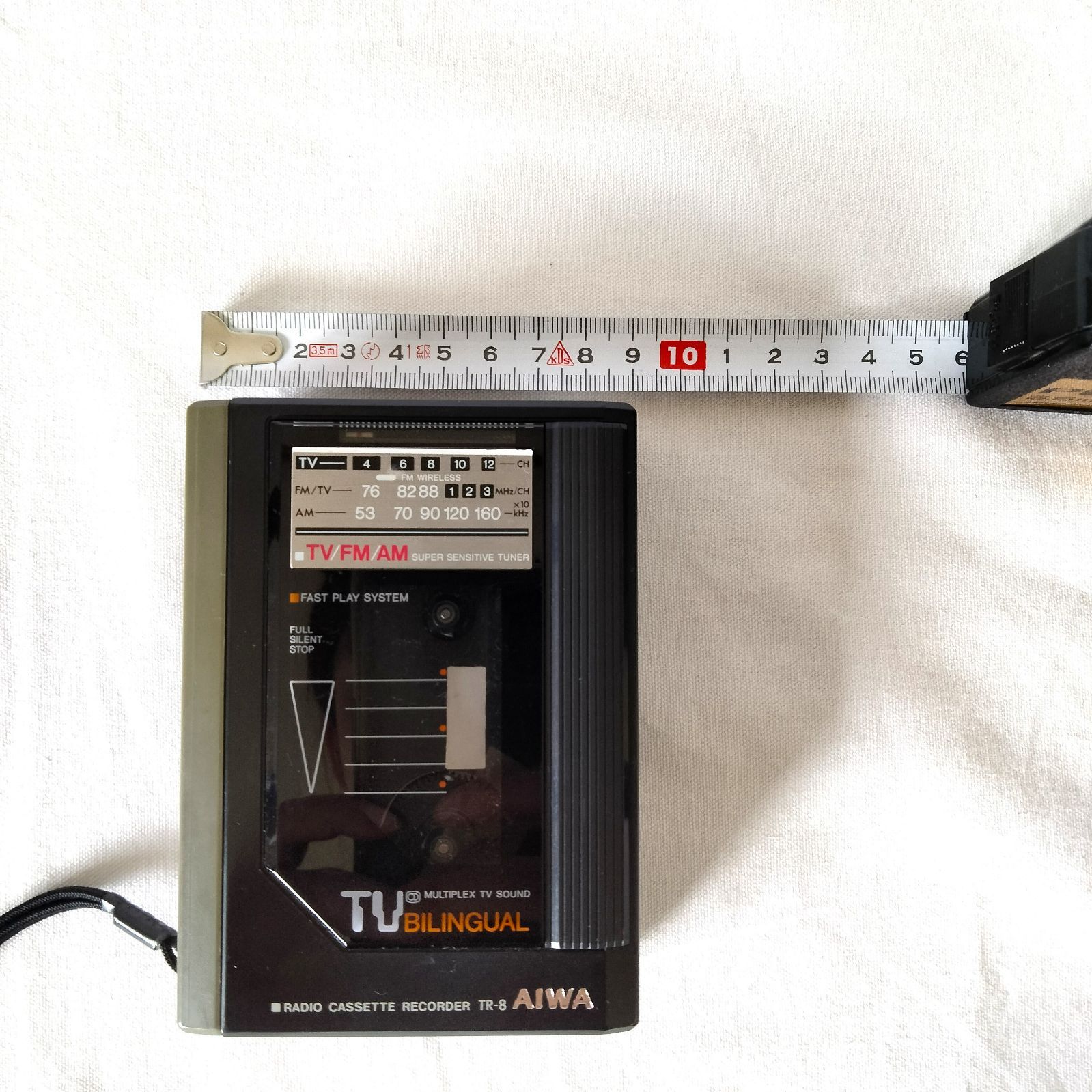 ジャンク品】AIWA TR-8 ポータブルラジオカセットレコーダー - メルカリ