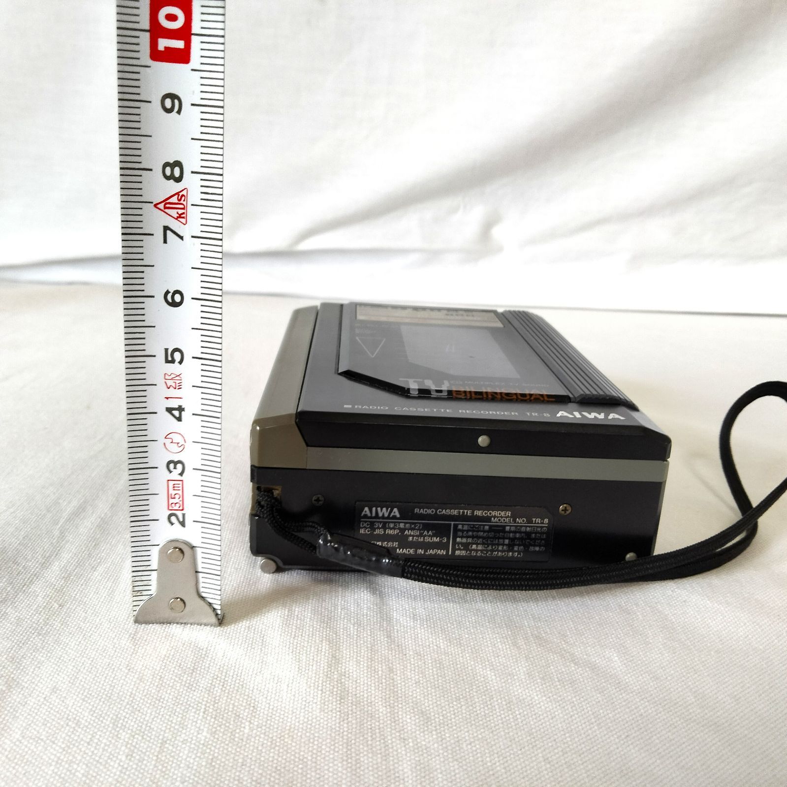 ジャンク品】AIWA TR-8 ポータブルラジオカセットレコーダー - メルカリ