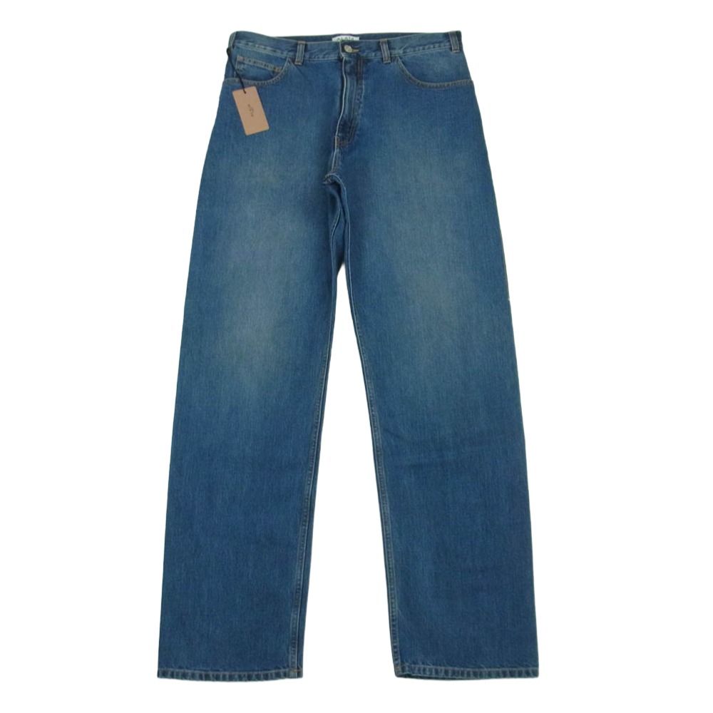 ALAIA アライア AA9P00812T441 LOVER JEANS ラバー ジーンズ DENIM BLUE デニム パンツ インディゴブルー系 42【極上美品】【中古】