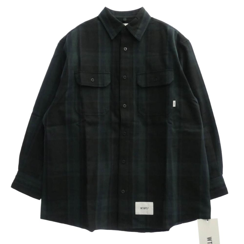WTAPS ダブルタップス 212TQDT-SHM05 DECK LS COTTON FLANNEL TEXTILE