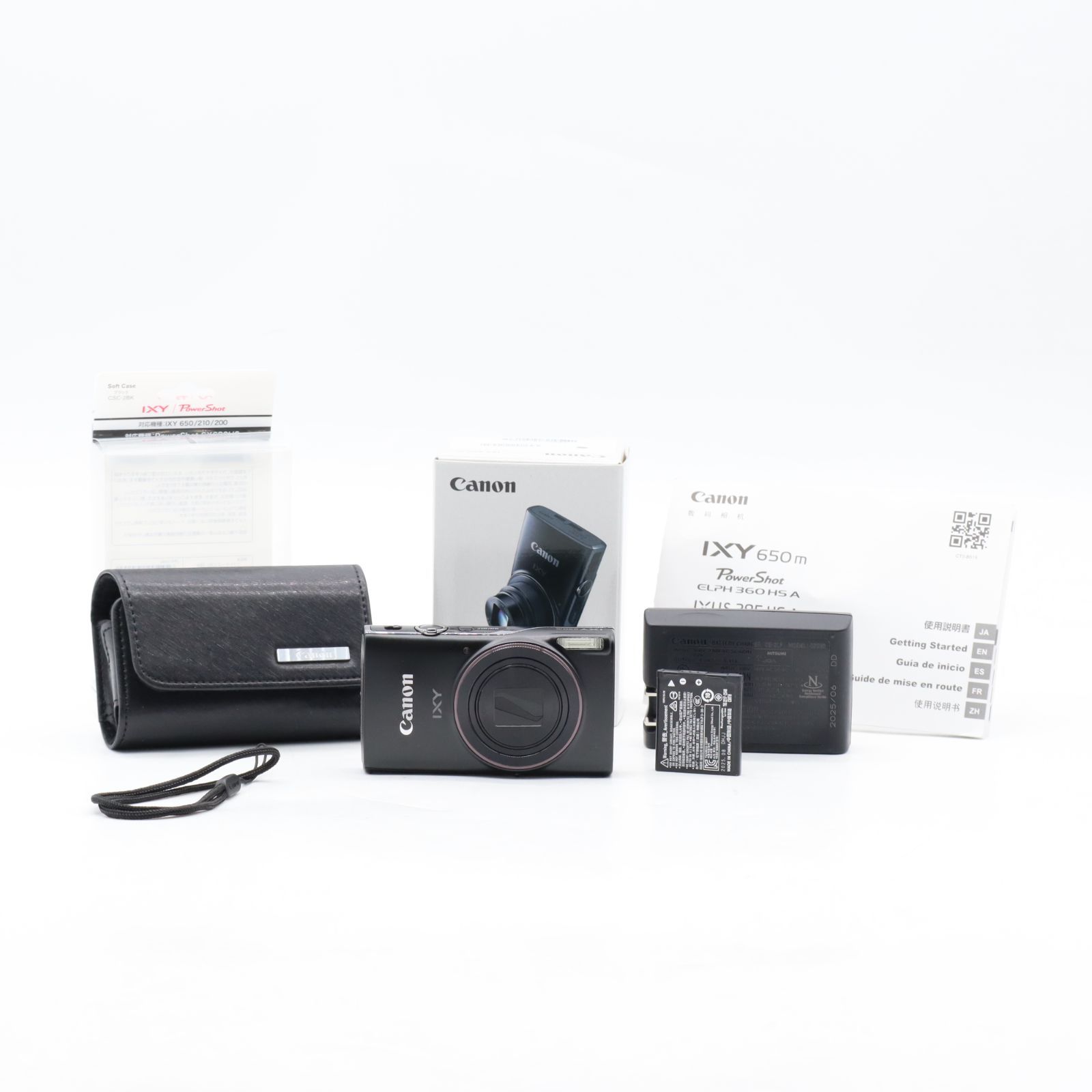 Canon コンパクトデジタルカメラIXY650m ブラック IXY650mBK #5148 