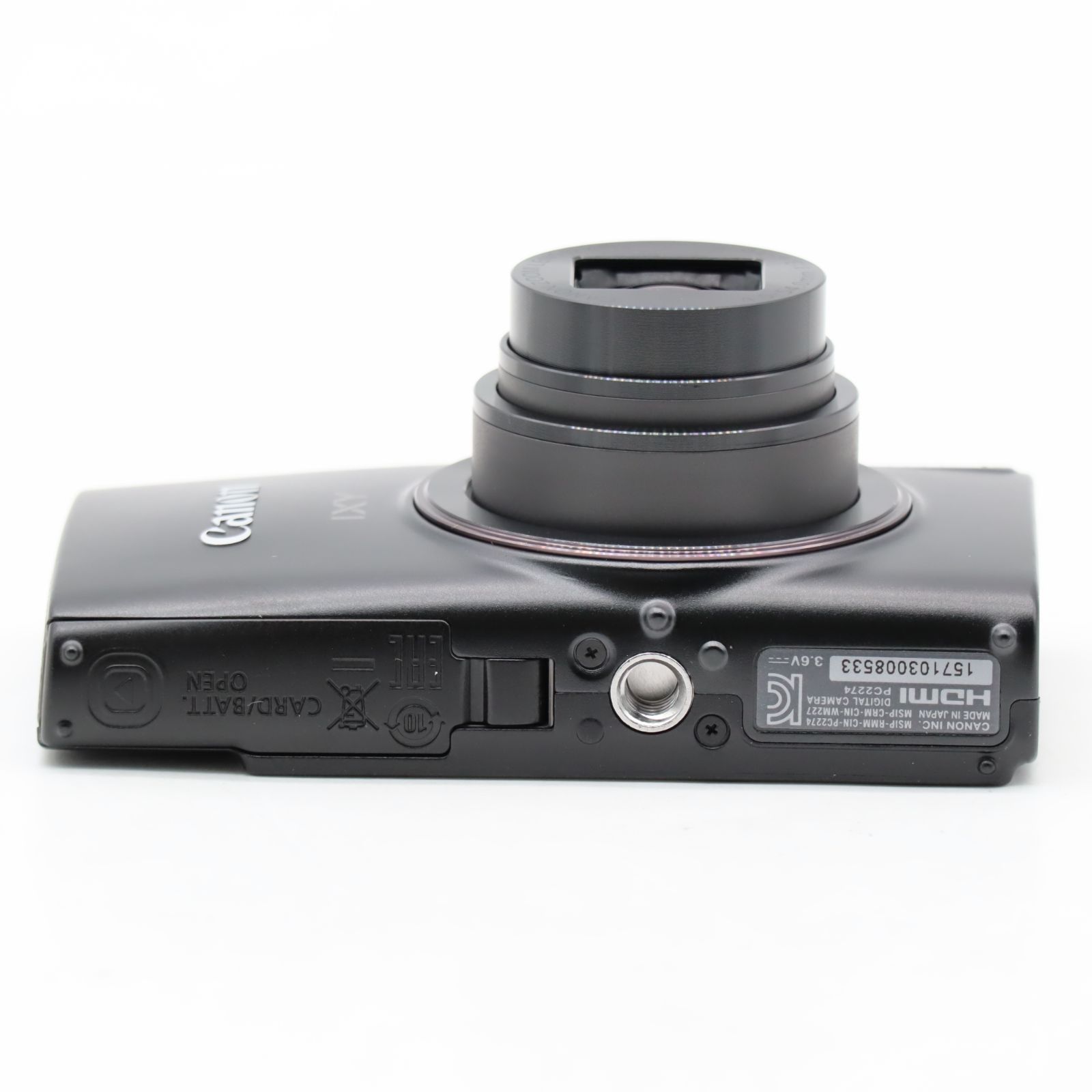 Canon コンパクトデジタルカメラIXY650m ブラック IXY650mBK #5148 