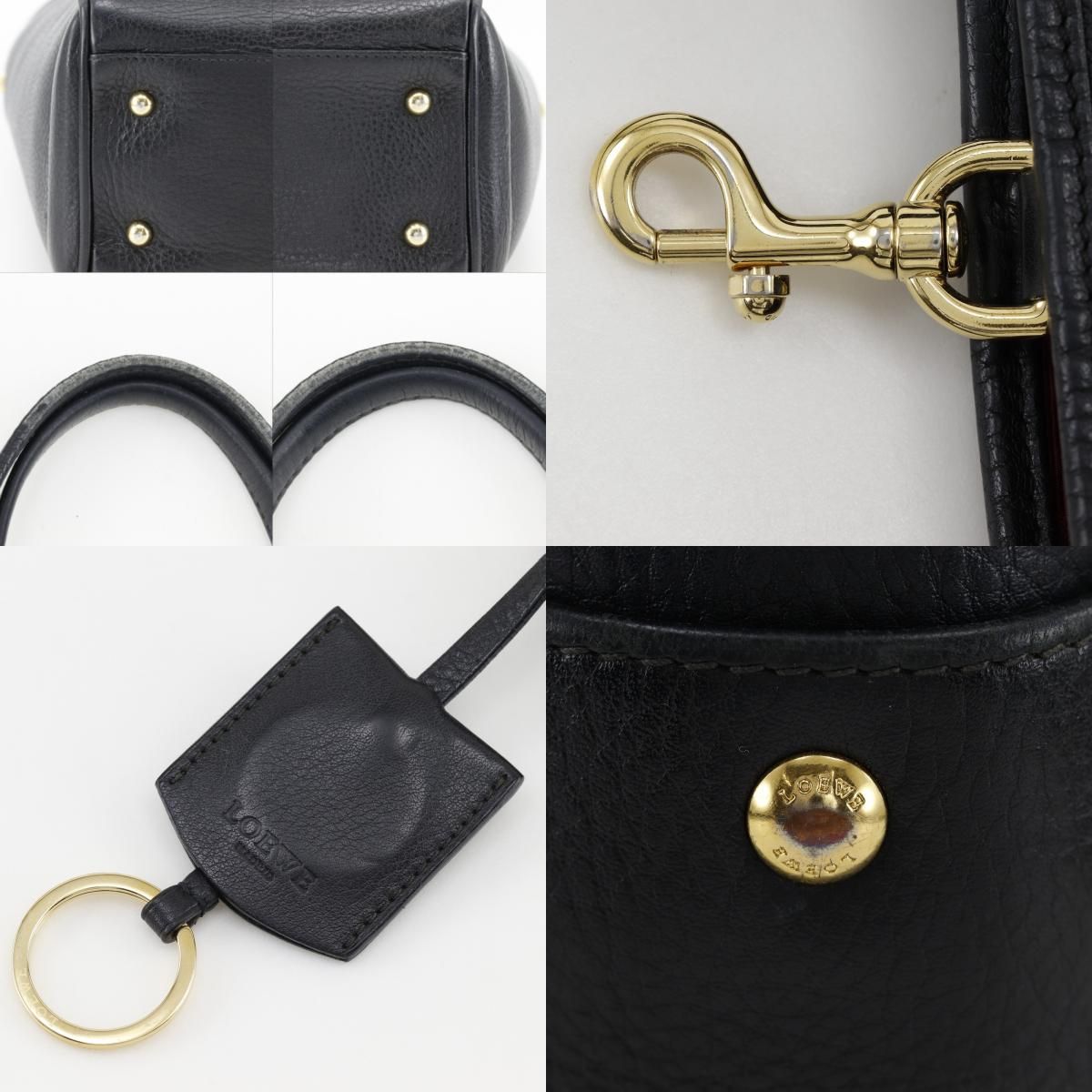 LOEWE】ロエベ ヘリテージ レザー 黒 レディース トートバッグ - メルカリ