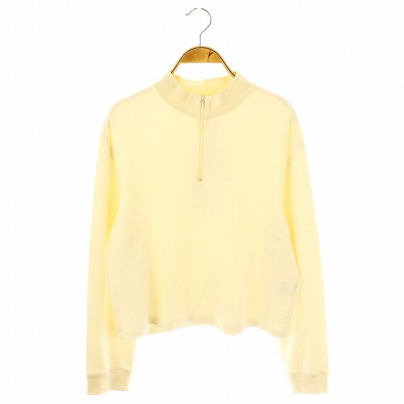 セオリー Theory セオリー 24AW Double Knit Lt N Crop Half Zip プルオーバー