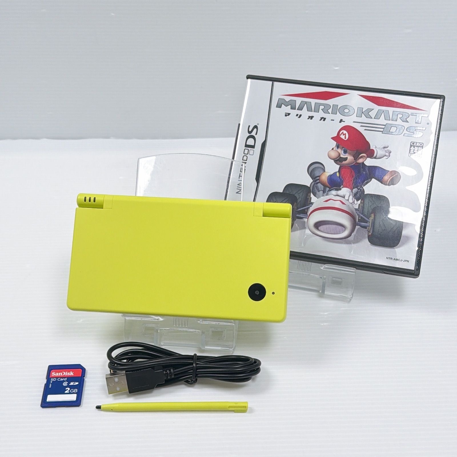 極美品 ニンテンドー DSi ライムグリーン 遊べるセット 動作確認済み