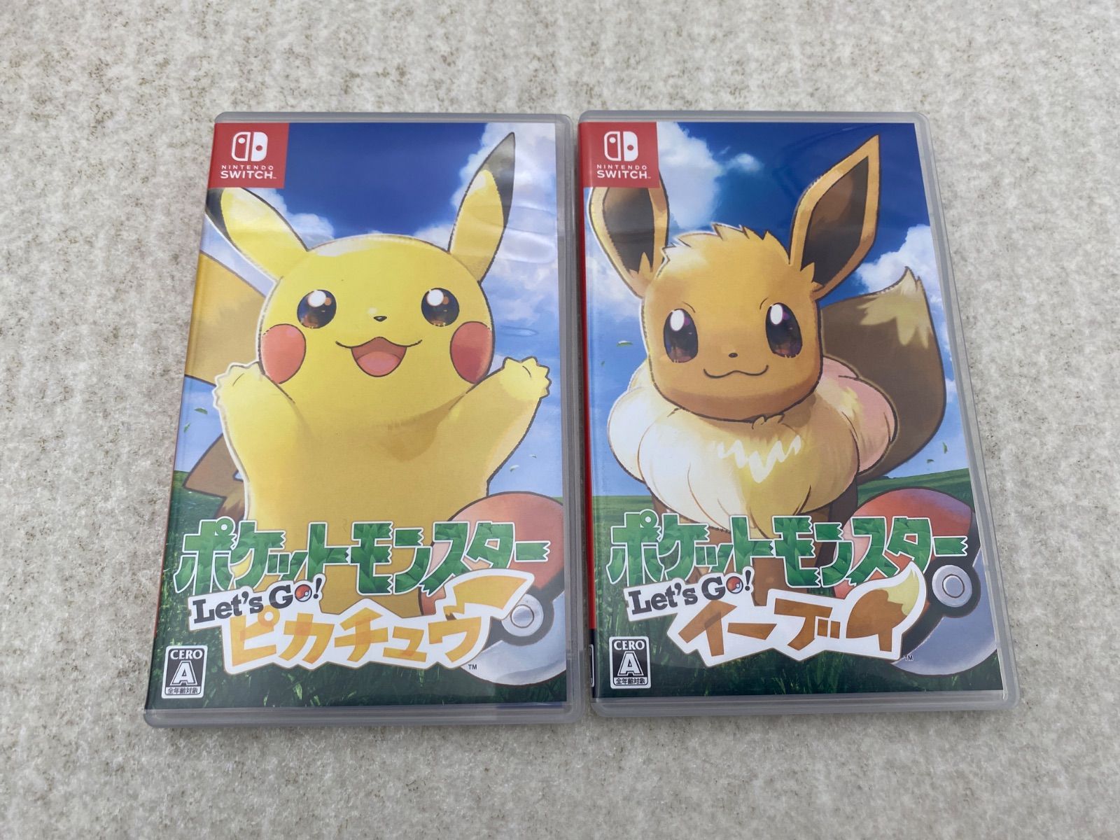 ポケットモンスター Let's Go! ピカチュウ・ Let's Go! イーブイ【動作品】　Switch　ソフト2点
