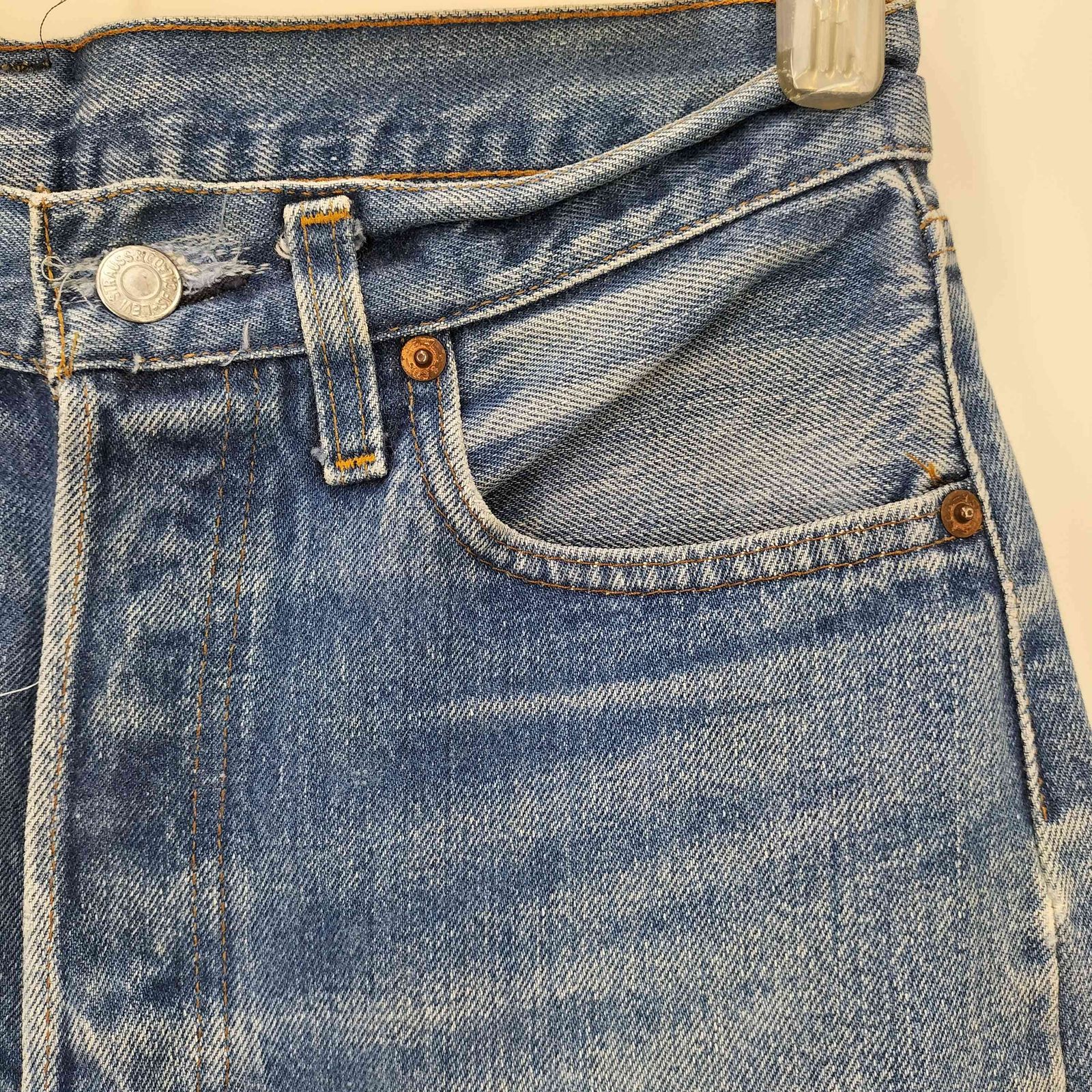リーバイス Levis 70-80S USA製 501 ボタン裏524刻印 セルビッチ