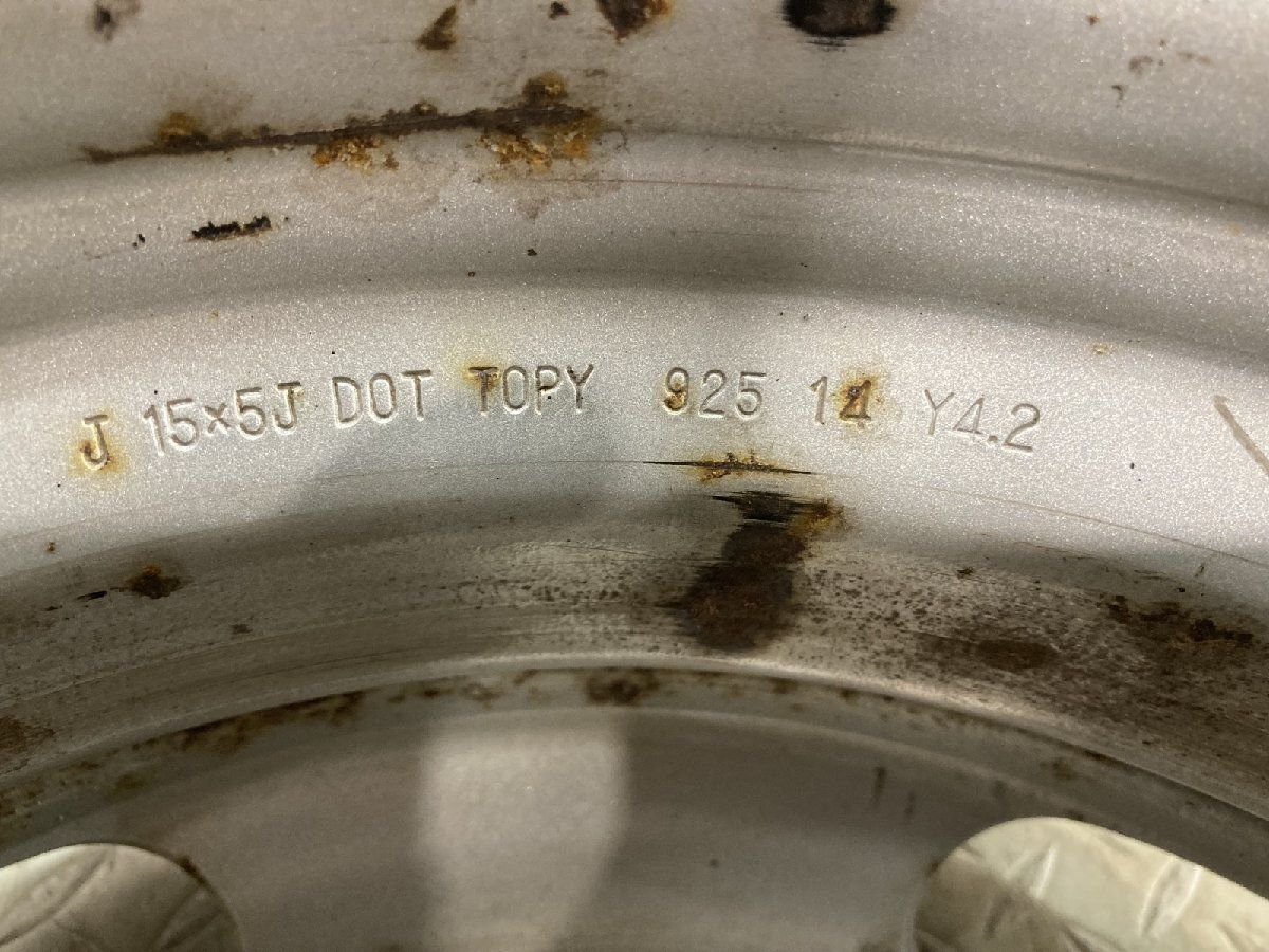 TOPY製 トラックホイール THD J15x5J 16インチ 4本 5J5HPCD203.2+110 
