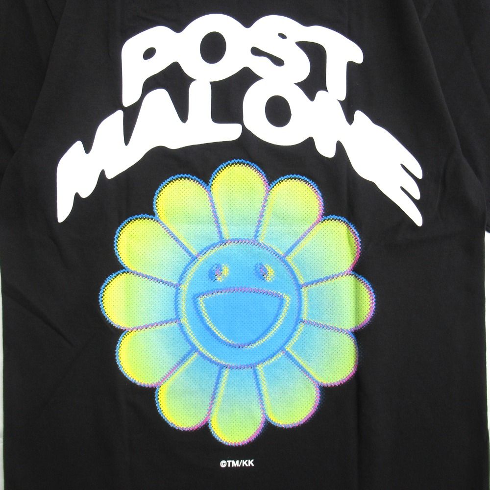 未使用 POST MALONE × TM/KK ポスト・マローン × 村上隆 フラワー T