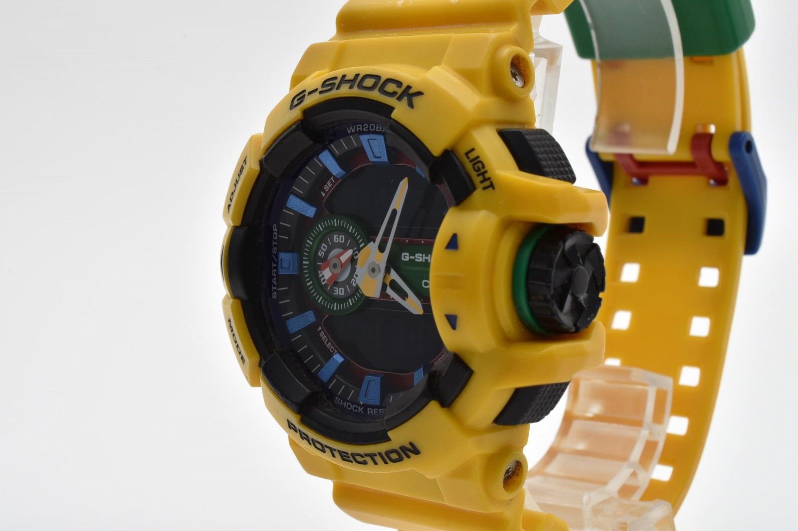カシオ CASIO G-SHOCK GA-400 メンズ腕時計 アナデジ イエロー マルチ 