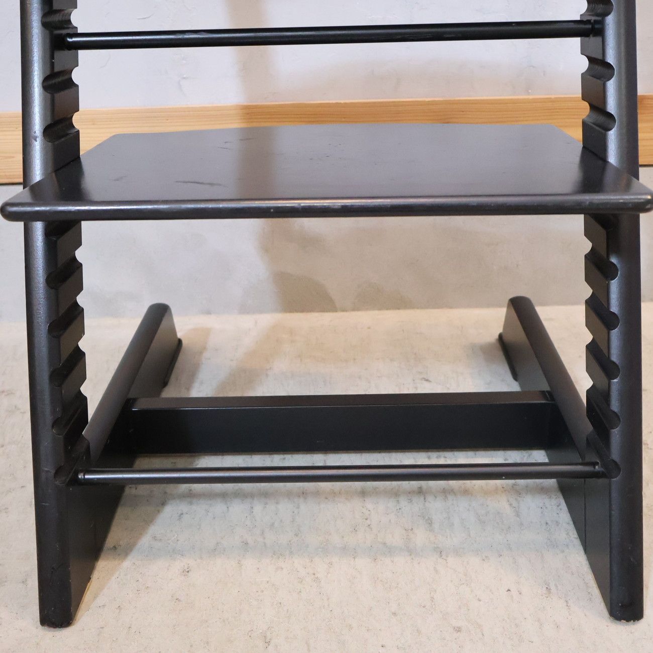 STOKKE ストッケ TrippTrapp トリップトラップ キッズチェア ブラック