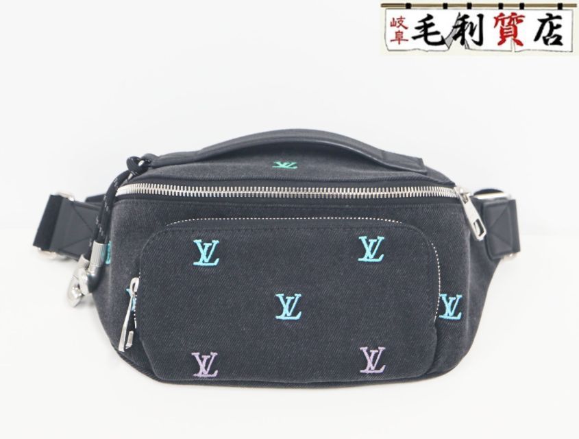 ルイヴィトン モノグラム デニム ラッシュバムバッグ LOUIS VUITTON M13961 ショルダーバッグ バッグ
