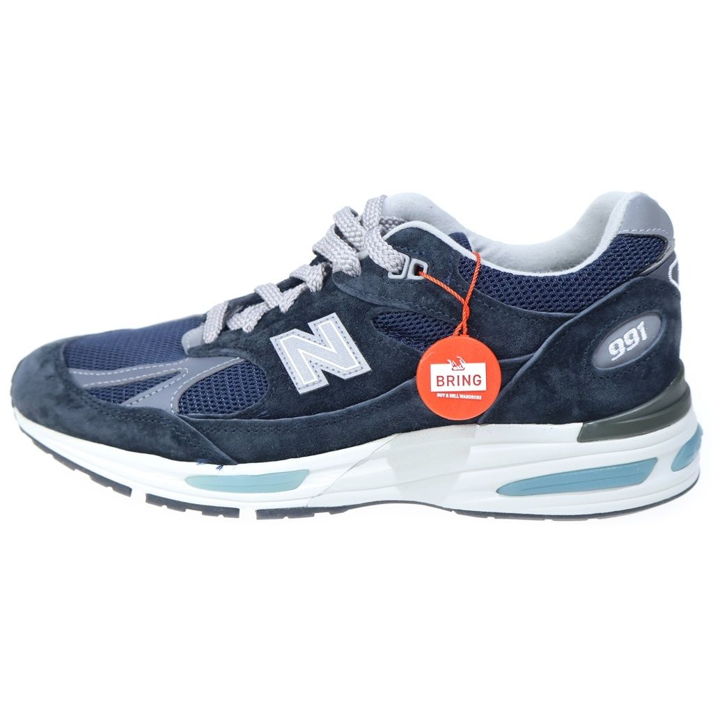 New Balance (ニューバランス) 991V2 U991NV2 スエード ローカットスニーカー US8/26.0cm ネイビー 11,720円