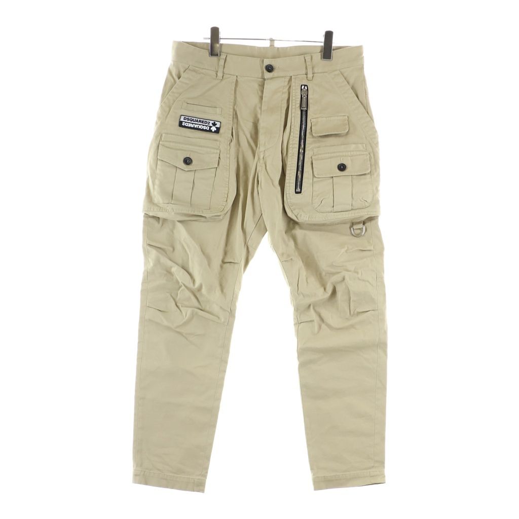 DSQUARED2 (ディースクエアード) CHINO PANTS カーゴ チノパンツ S74KB0732 ベージュ