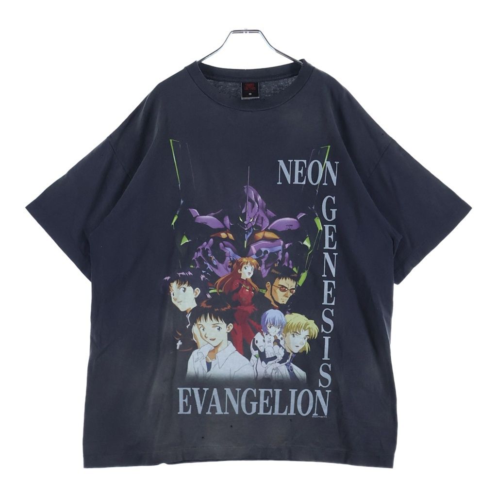 SAINT MICHAEL (セントマイケル) 24SS Evangelion Neon Genesis Tee エヴァンゲリオン SM-YS8-0000-C24 クルーネックTシャツ グレー